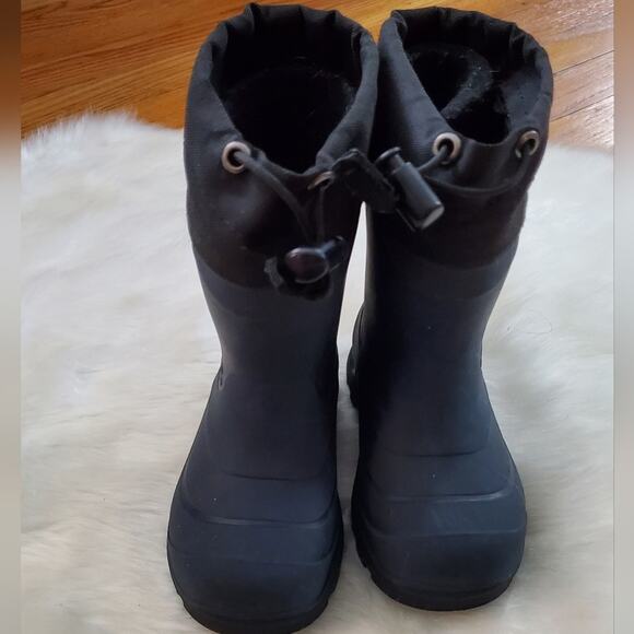 Kamik youth size 8 snow winter boots navy blue toddler - Picture 5 of 9